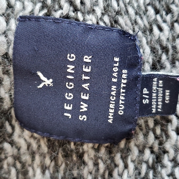 (S) American Eagle Outfitters Rainbow Wool Blend Knit Jegging Sweater Holiday - Picture 3 of 9